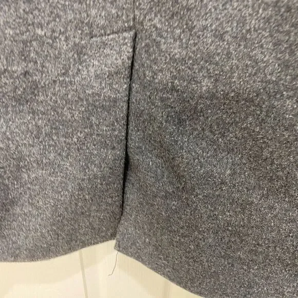 Madewell grey button front peacoat, size x small - Picture 13 of 16